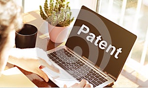 PatentÂ  Social Networking Technology Innovation Concept